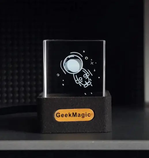 Mini Transparent Clock - Illumiwave