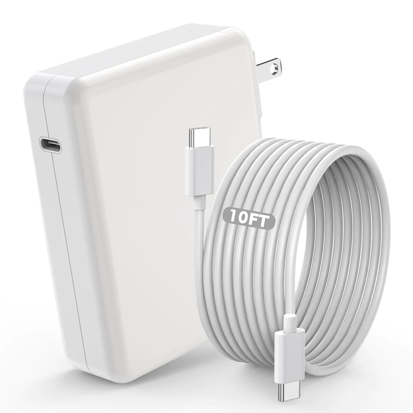 MacBook ChargeMac Book Air/Pro ChargerUSB C Fast Power Adapter 96W 10Ft 140W USB C to C Cable Apple MacBook Pro Charger for MacBook Pro 16151413 inch 24/23/22/21/20 M1 M2 M3 MacBook AiriPad Pro