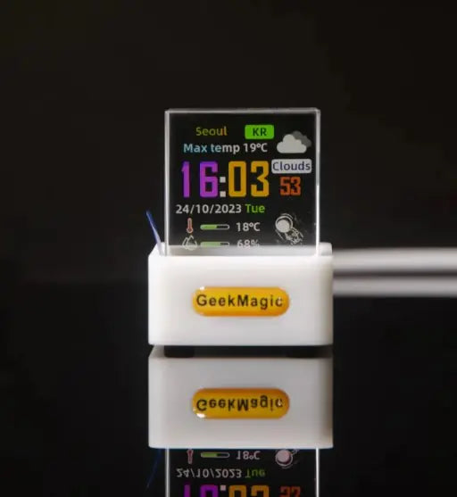 Mini Transparent Clock - Illumiwave